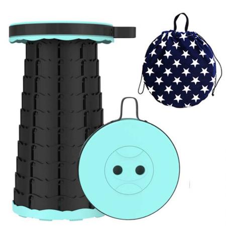 High quality Retractable Stool Folding Stool Lightweight Sturdy with Load Capacity 400lbs 