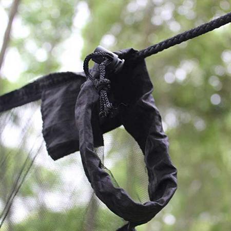 Mosquito Net Hammock with Hanging System Keeps Out The Bug Net Zipper for Easy Enter and Exit