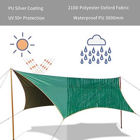 Waterproof and Lightweight Hammock Rain Fly 