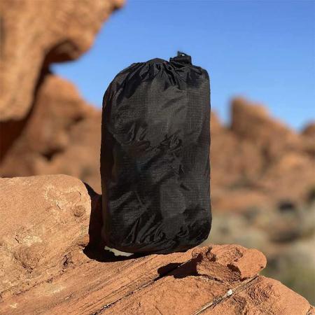 Camping Tarp Waterproof with 2 Poles Tarps Sunshade Picnic Mat Camping Accessories for Fishing Hiking 