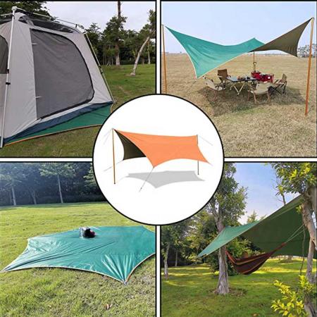 Lightweight and Waterproof Camping Tarp with Complete Accessories 
