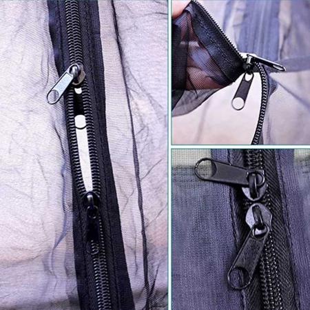 Mosquito Net Hammock with Hanging System Keeps Out The Bug Net Zipper for Easy Enter and Exit