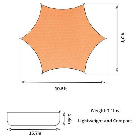 Lightweight and Waterproof Camping Tarp with Complete Accessories 