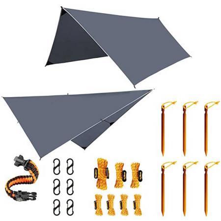 Lightweight and 100% Waterproof Tarp Shelter for Camping 