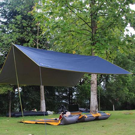 Outdoor Ultralight Waterproof Hammock Tarp Rain Fly Tarp for Camping 
