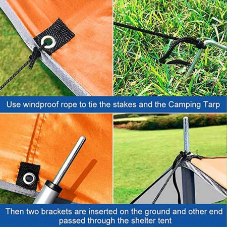 Lightweight Portable strength hammock tent camping waterproof, rain shelter travelling camping 