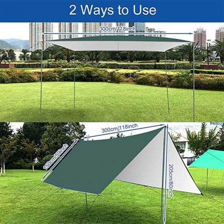 Lightweight Nylon Parachute Portable Outdoor Camping Sleeping Hammock with Mosquito Net and rain fly