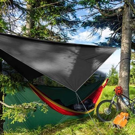 High Quality Waterproof Sunshade Rain Fly Tent Shelter Hammock Tarp for Camping