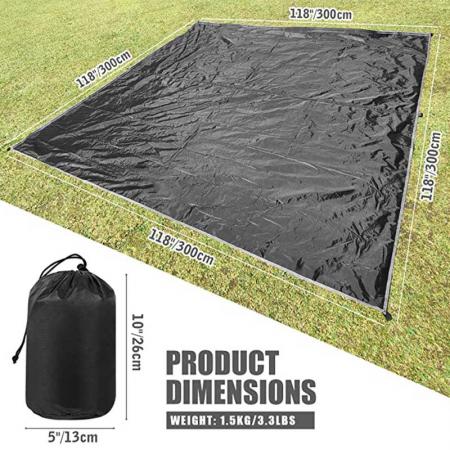 High Quality Waterproof Sunshade Rain Fly Tent Shelter Hammock Tarp for Camping