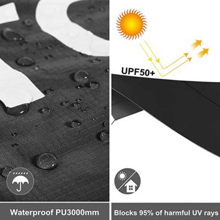 High Quality Waterproof Sunshade Rain Fly Tent Shelter Hammock Tarp for Camping