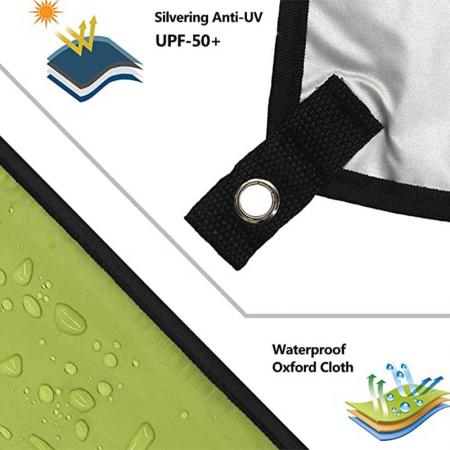 Waterproof Tent Footprint Shelter Canopy Sunshade  for Outdoor 