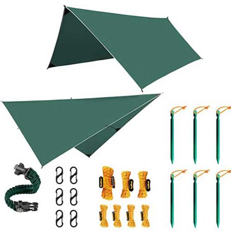 Lightweight and 100% Waterproof Tarp Shelter for Camping 