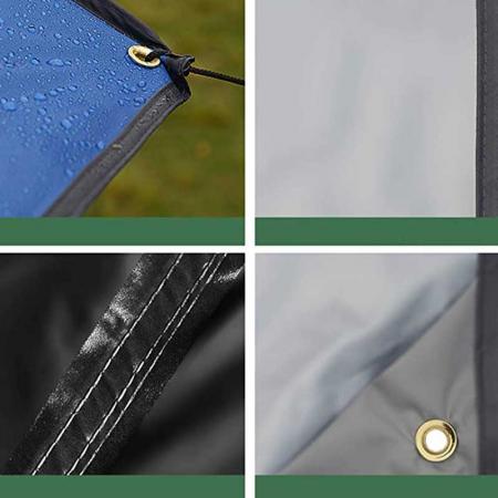 Portable Sunshade Lightweight Waterproof Rain Fly Tent Tarp 