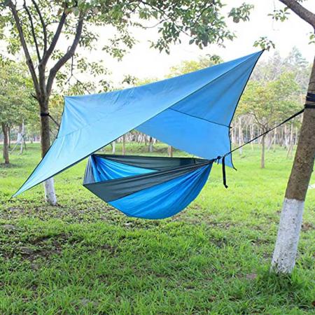 Outdoor Camping Hammock Rain Fly Tent Tarp / Beach Sun Shade Shelter 