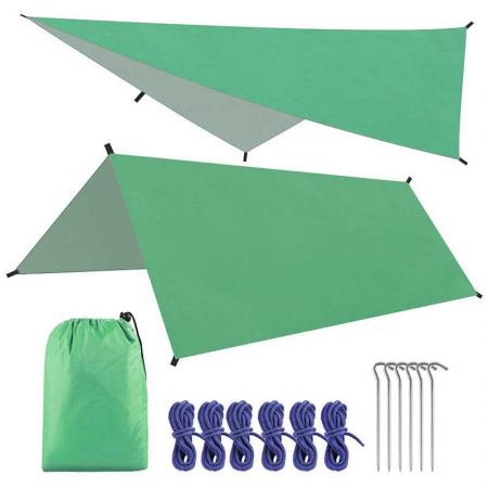 Portable Waterproof Camping Tarp Shelter Sunshade Rain fly Tent Tarp 