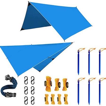 Lightweight and 100% Waterproof Tarp Shelter for Camping 