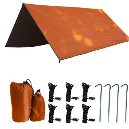 Outdoor Camping Beach Waterproof Polyester Fly Rain Fly Hammock Tent Tarp Sun Shelter 