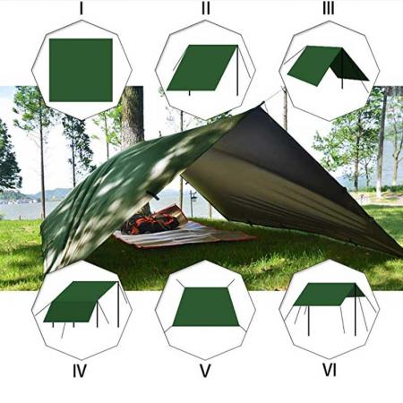 Lightweight Waterproof Rain Tarpaulin for Outdoor 