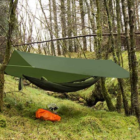 Ultralight Waterproof Tent Outdoor Family Camping Hammock Rain Fly Tarp 