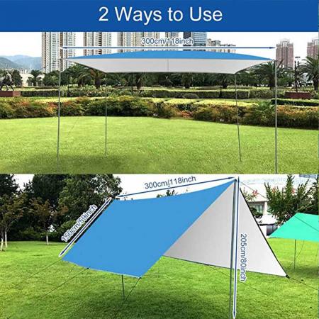 Ultralight hammock rain fly camping tarp light waterproof tent shelter canopy for outdoor events
