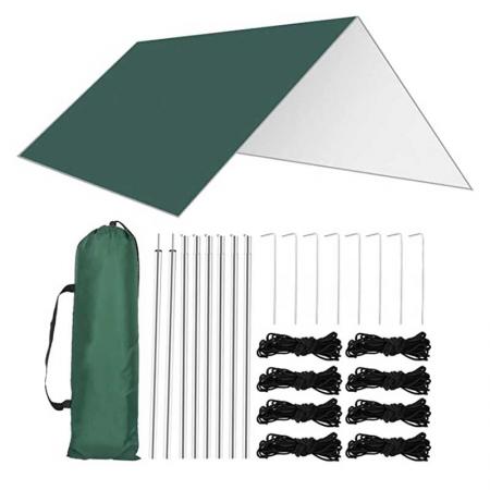 Lightweight Nylon Parachute Portable Outdoor Camping Sleeping Hammock with Mosquito Net and rain fly