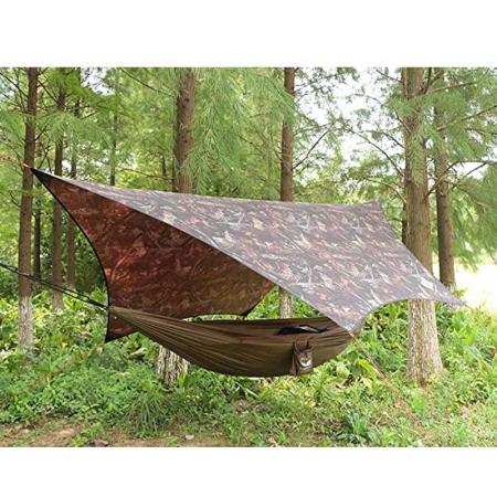 Outdoor Camping Waterproof Sunshade Rain Fly Hammock Tarp Hammock Rain Fly 