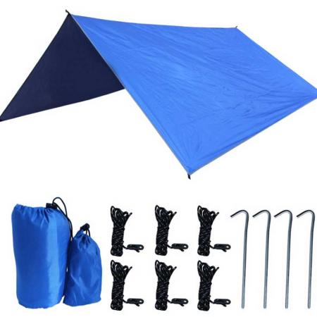 Outdoor Camping Beach Waterproof Polyester Fly Rain Fly Hammock Tent Tarp Sun Shelter 