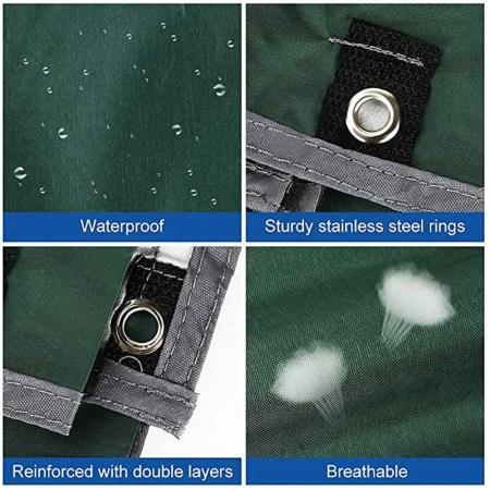 Lightweight Nylon Parachute Portable Outdoor Camping Sleeping Hammock with Mosquito Net and rain fly