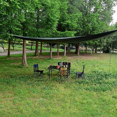 Portable Sunshade Lightweight Waterproof Rain Fly Tent Tarp 