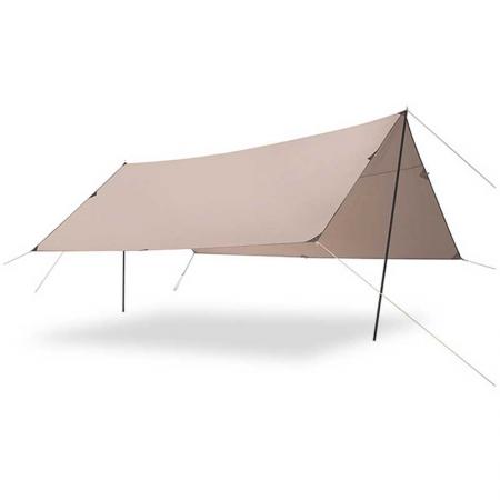 Camping Tarp Tent Rain Fly Waterproof Sunshade Rain Fly Tarp Portable Hammock Tarp 