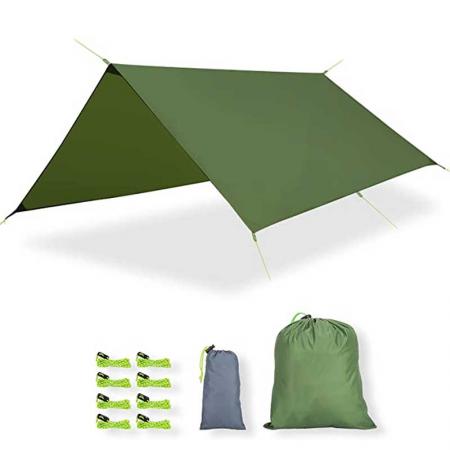 Ultralight Waterproof Tent Outdoor Family Camping Hammock Rain Fly Tarp 