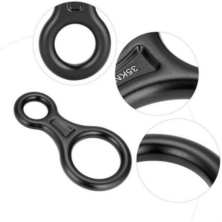 35KN Rescue Figure 8 Descender 7075 Aluminum Alloy Climbing Gear Downhill Equipment