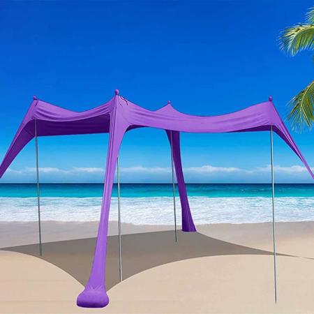 Portable Lightweight beach sun shade tent with UV Protection 