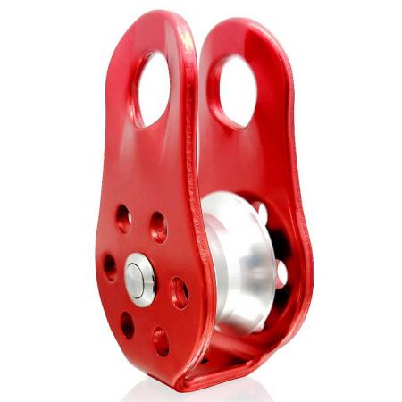 30kN Outdoor Aluminium Alloy Micro Pulley for Climbing Rescue Lifting Hitch Tending Tools Ascending Devices