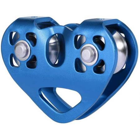 25 KN Large Rescue Pulley Single/Double Sheave with Swing Plate 