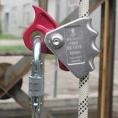 High quality 15KN Descenders Fall Protection Rope Brake Rope Grab For 9-12mm Ropes