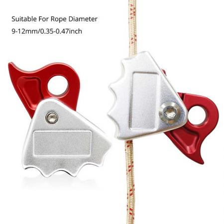 High quality 15KN Descenders Fall Protection Rope Brake Rope Grab For 9-12mm Ropes