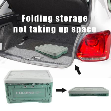 Custom Logo Factory Price Plastic Storage Box & bins Collapsible Box for Camping Outdoor 