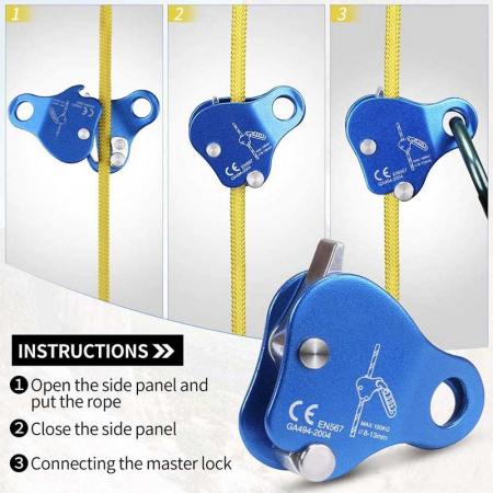 Outdoor Climbing Equipment Rope Climbing Accessories Carabiner Aluminum Safety Lock