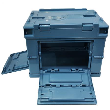 Plastic Storage Box Collapsible Storage Box Folding Container Organizer Cube for Home Office 