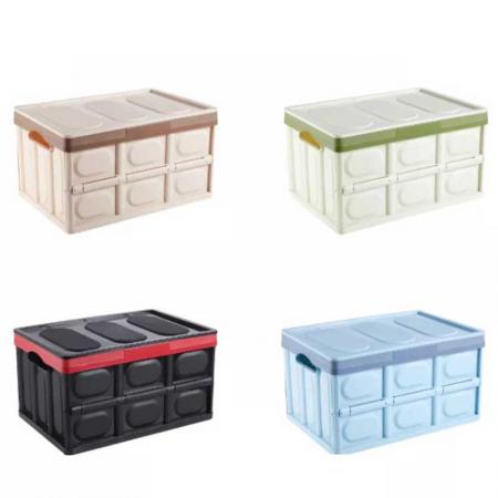 Multifunctional  folding collapsible storage box for indoors and outdoors 