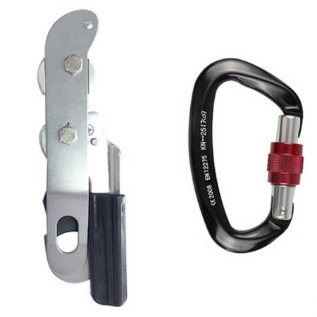 Rocky Climbing Gear Ascender and Rappelling Descender Belay Devices 