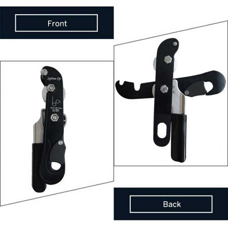 Rocky Climbing Gear Ascender and Rappelling Descender Belay Devices
