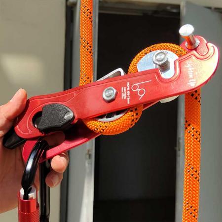 Rocky Climbing Gear Ascender and Rappelling Descender Belay Devices Rope for Rescue 