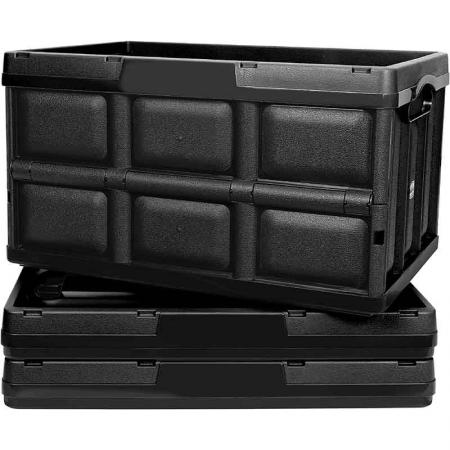 Camping folding storage box for indoors and outdoors 