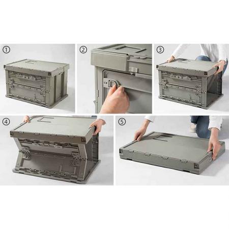 Plastic Versatile Collapsible Storage Box 