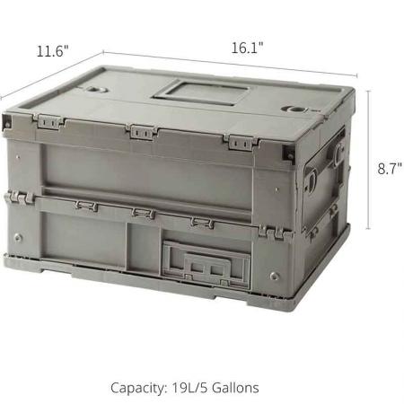 Plastic Versatile Collapsible Storage Box 