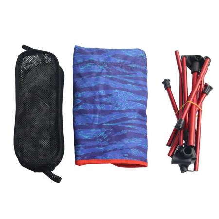 Lightweight Aluminum Ground Folding Chair, Beach Chair, Camping Chair