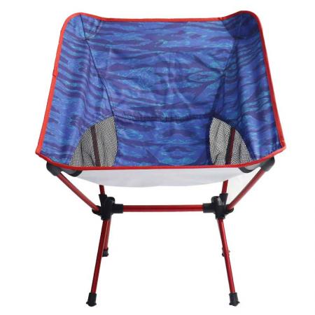 Lightweight Aluminum Ground Folding Chair, Beach Chair, Camping Chair 