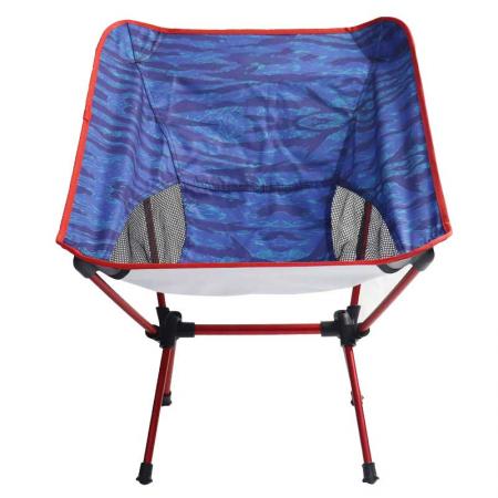 Lightweight Aluminum Ground Folding Chair, Beach Chair, Camping Chair